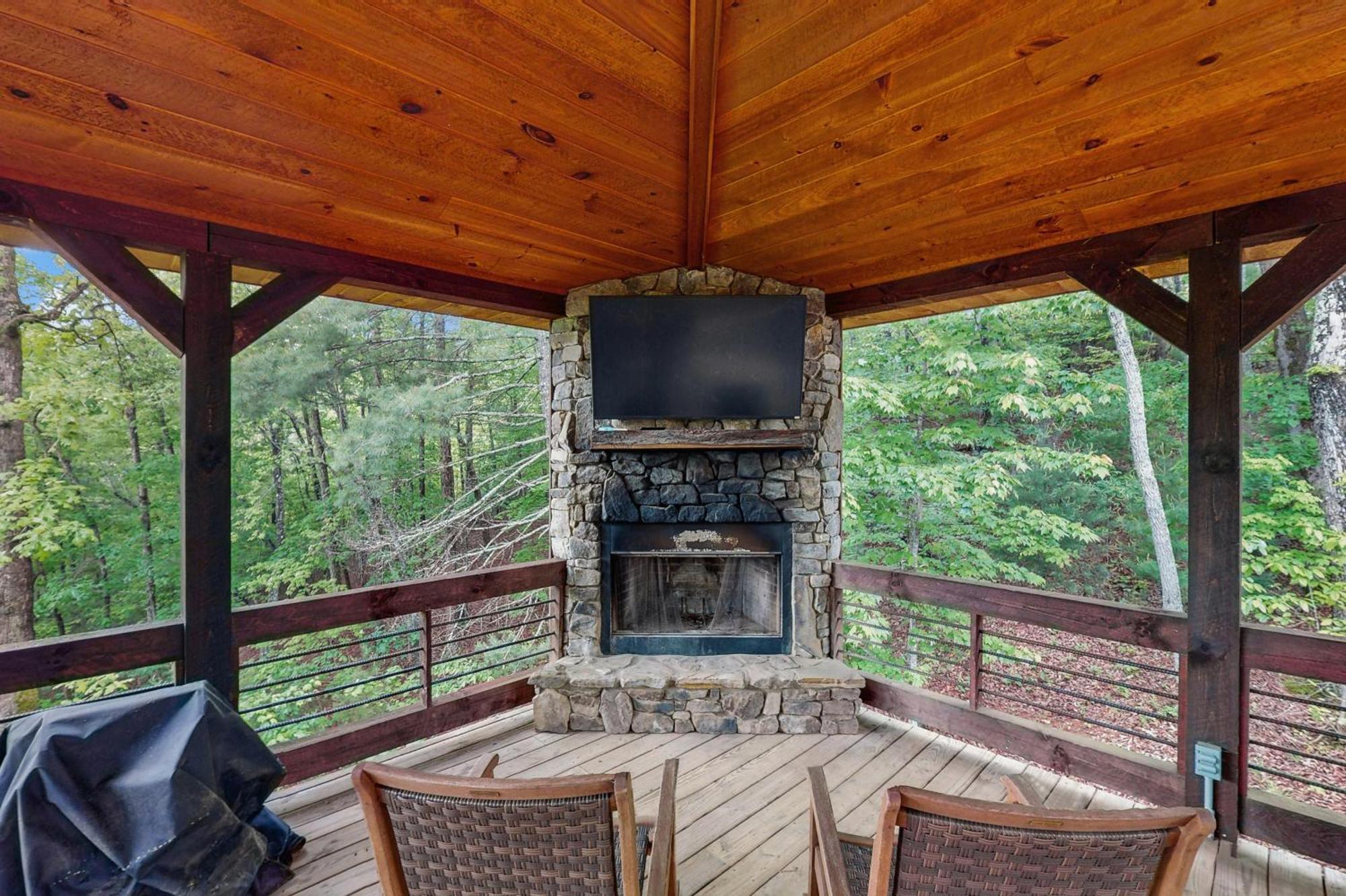Вилла Whispering Woods Блу-Ридж Экстерьер фото